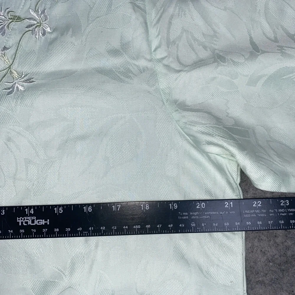 Miss Elaine Heavenly Bodies Nightgown‎ Women's S Mint Green Floral CottageCore